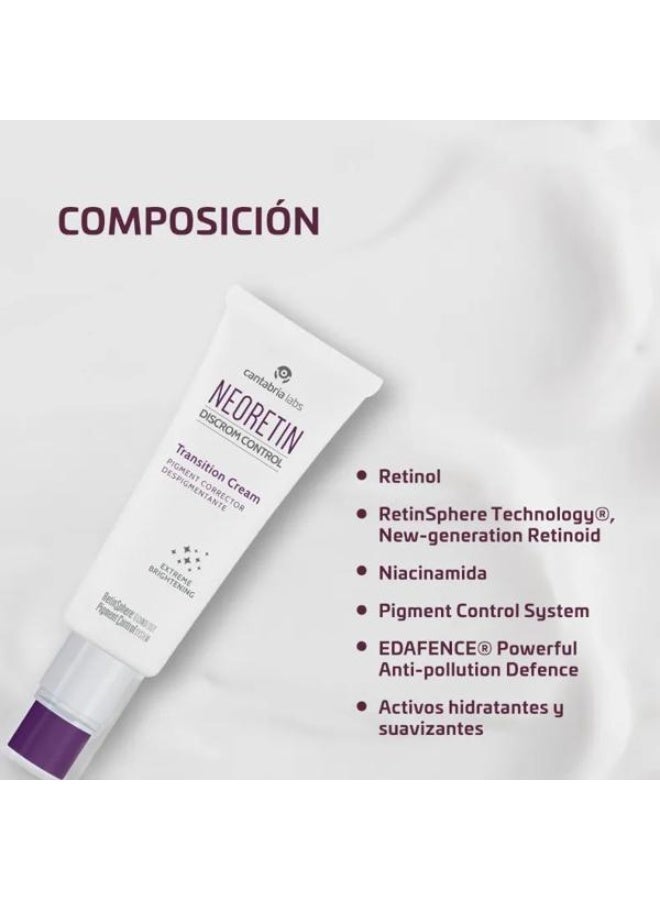Neoretin Discrom Control Transition Cream for Skin Lightening 50ml - Image 2